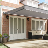 Tenda retrattile Grigio Chiaro 600  350 cm Tessuto e Alluminio