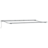 Tenda retrattile Grigio Chiaro 600  350 cm Tessuto e Alluminio