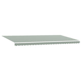Tenda retrattile Verde e Bianco 600  350 cm