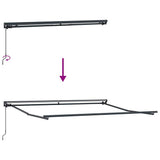Struttura della tenda Regolabile Antracite 3,5 x 2,5 m Acciaio