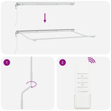 Struttura della tenda Bianco 3.5 x 2 m