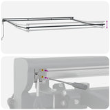 Struttura della tenda Antracite 4,5  3 m