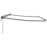 Struttura della tenda Regolabile Antracite 5 x 3 m Acciaio