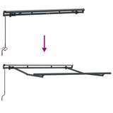 Struttura della tenda Antracite 2.5 x 2 m Metallo