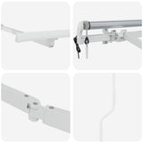 Struttura della tenda Bianco 4 x 2 m Metallo