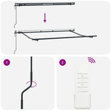 Struttura della tenda Antracite 3,5 x 2 m Metallo