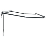 Struttura della tenda Antracite 4 x 2 m Metallo