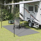Tappeto da Tenda Antracite 200 x 200 cm Poliestere