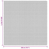 Tappeto da Tenda Antracite 200 x 200 cm Poliestere