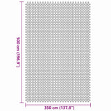 Tappeto da Tenda Antracite 500  350 cm Poliestere
