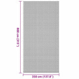 Tappeto da Tenda Antracite 800 x 350 cm Poliestere