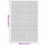 Tappeto da Tenda Verde 300 x 200 cm Poliestere