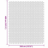 Tappeto da Tenda Verde 400  350 cm Poliestere