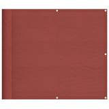 Paravento Balcone Terracotta 90x1000 cm 100% Poliestere Oxford