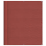 Paravento Balcone Terracotta 120x800 cm 100% Poliestere Oxford