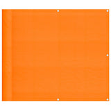 Paravento da Balcone Arancione 90x700 cm 100% Poliestere Oxford