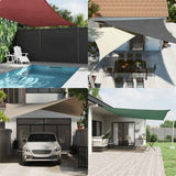Vela Parasole Tortora 7x5x5 m 100% Poliestere Oxford