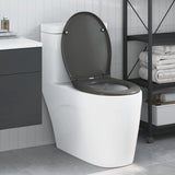 Sedile del WC Antracite 47 x 37 x 4 cm Duroplast
