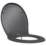 Sedile del WC Antracite 47 x 37 x 4 cm Duroplast