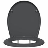 Sedile del WC Antracite 47 x 37 x 4 cm Duroplast