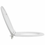 Sedile del WC con rilascio rapido Bianco 44.8 x 37.3 x 4.2 cm