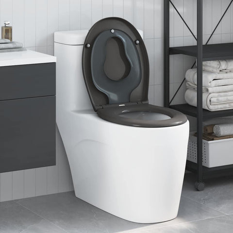 Sedile del WC con rilascio rapido Antracite