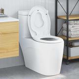 Sedile del WC con rilascio rapido Bianco 44,5 x 37,3 x 4,3 cm