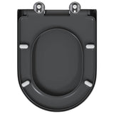 Sedile del WC Antracite 49 x 36 x 4 cm Duroplast