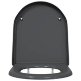 Sedile del WC Antracite 49 x 36 x 4 cm Duroplast