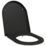 Sedile del WC Nero 49 x 36 x 4 cm Duroplast