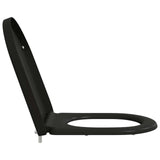 Sedile del WC Nero 49 x 36 x 4 cm Duroplast