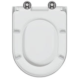 Sedile del WC Bianco 49 x 36 x 4 cm Duroplast