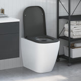 Sedile del WC Antracite 47,5 x 35 x 3,6 cm Duroplast