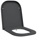Sedile del WC Antracite 47,5 x 35 x 3,6 cm Duroplast
