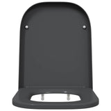 Sedile del WC Antracite 47,5 x 35 x 3,6 cm Duroplast