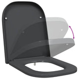 Sedile del WC Antracite 47,5 x 35 x 3,6 cm Duroplast