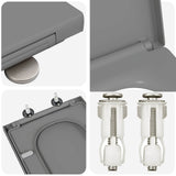 Sedile del WC Grigio 47,5 x 35 x 3,6 cm Duroplast