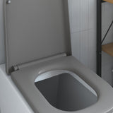 Sedile del WC Grigio 47,5 x 35 x 3,6 cm Duroplast