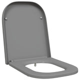 Sedile del WC Grigio 47,5 x 35 x 3,6 cm Duroplast