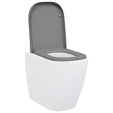 Sedile del WC Grigio 47,5 x 35 x 3,6 cm Duroplast