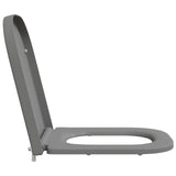 Sedile del WC Grigio 47,5 x 35 x 3,6 cm Duroplast