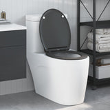 Sedile del WC Antracite 45,5 x 37,5 x 3,8 cm Duroplast