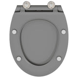 WC a rilascio rapido adatto per il sedile Grigio