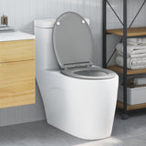Sedile del WC Grigio 45,5 x 37,5 x 3,8 cm Duroplast