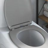 Sedile del WC Grigio 47 x 37,5 x 3,8 cm Duroplast