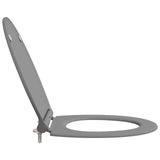 Sedile del WC Grigio 45,5 x 37,5 x 3,8 cm Duroplast