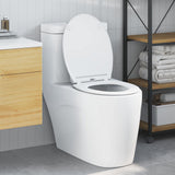 Sedile del WC Bianco 45,5 x 37,5 x 3,8 cm Duroplast