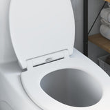 Sedile del WC Bianco 45,5 x 37,5 x 3,8 cm Duroplast