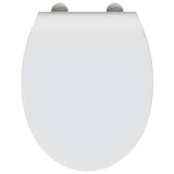 WC a rilascio rapido adatto per il sedile Bianco