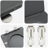 Sedile del WC con rilascio rapido Antracite 44 x 36.4 x 3.4 cm